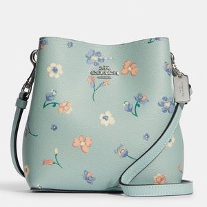Coach Mini Town Bucket Bag With Mystical Floral Print